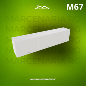 ARMÁRIO SUP COZINHA\AÉREO SUP 3 BASCULANTES HORIZONTAIS M67 "MEDIDAS  MÁXIMAS E MÍNIMAS"