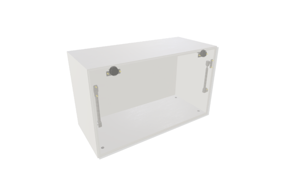 AÉREO 1 PORTA BASCULANTE M74 "MEDIDAS  MÁXIMAS E MÍNIMAS" - Imagem 2