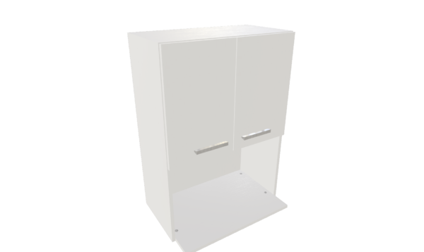 AÉREO SUP 2 PORTAS VERTICAIS E MÓDULO MICROONDAS M 66 "MEDIDAS  MÁXIMAS E MÍNIMAS" - Imagem 6