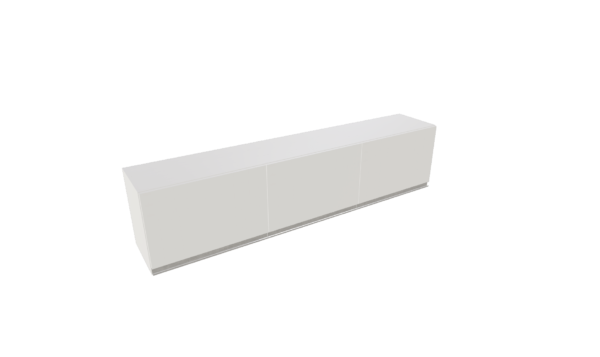 ARMÁRIO SUP COZINHA\AÉREO SUP 3 BASCULANTES HORIZONTAIS M67 "MEDIDAS  MÁXIMAS E MÍNIMAS" - Imagem 4