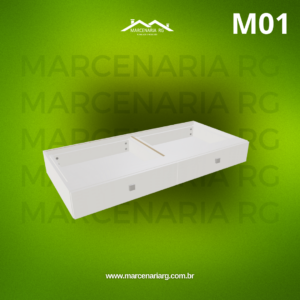 Mesa bancada 2 Gavetas Horizontais M01 "MEDIDAS  MÁXIMAS E MÍNIMAS"