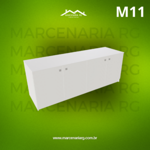 BALCÃO BANCADA COM 4 PORTAS VERTICAIS COM TAMPO M11