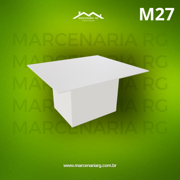 MESA DE JANTAR QUADRADA M27 "MEDIDAS  MÁXIMAS E MÍNIMAS"