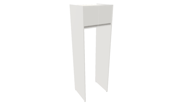 TORRE GELADEIRA COM 2 PORTAS VERTICAIS "MEDIDAS  MÁXIMAS E MÍNIMAS" - Imagem 2