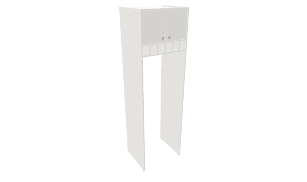 TORRE GELADEIRA COM 2 PORTAS VERTICAIS 1 ADEGA "MEDIDAS  MÁXIMAS E MÍNIMAS" - Imagem 5