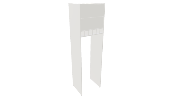 TORRE GELADEIRA COM 2 PORTAS BASCULA 1 ADEGA M44 "MEDIDAS  MÁXIMAS E MÍNIMAS" - Imagem 3