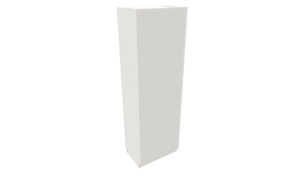 TORRE QUENTE 2 PORTAS VERTICAIS 4 GAVETAS M38 "MEDIDAS  MÁXIMAS E MÍNIMAS" - Imagem 3