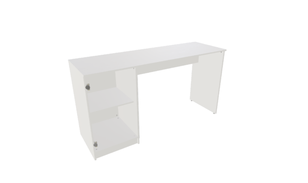 MESA COM ARMÁRIO DE  1 PORTA LADO ESQUERDO OU DIREITO M28 "MEDIDAS  MÁXIMAS E MÍNIMAS" - Imagem 4