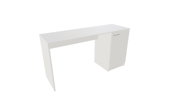MESA COM ARMÁRIO DE  1 PORTA LADO ESQUERDO OU DIREITO M28 "MEDIDAS  MÁXIMAS E MÍNIMAS" - Imagem 7