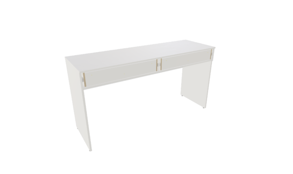 MESA COM 2 GAVETAS HORIZONTAIS  M22 "MEDIDAS  MÁXIMAS E MÍNIMAS" - Imagem 5