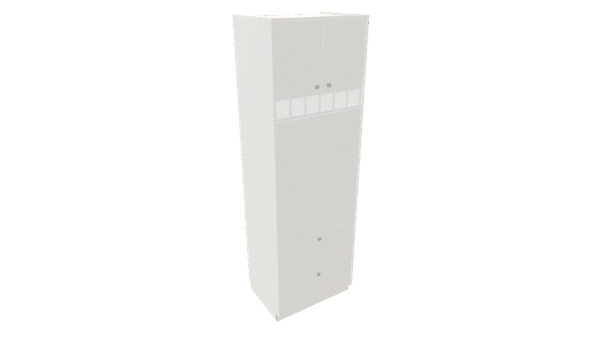 TORRE QUENTE GAVETÃO E BASCULA INFERIOR COM ADEGA E AÉREO 2 PORTAS SUPERIORES - Imagem 4